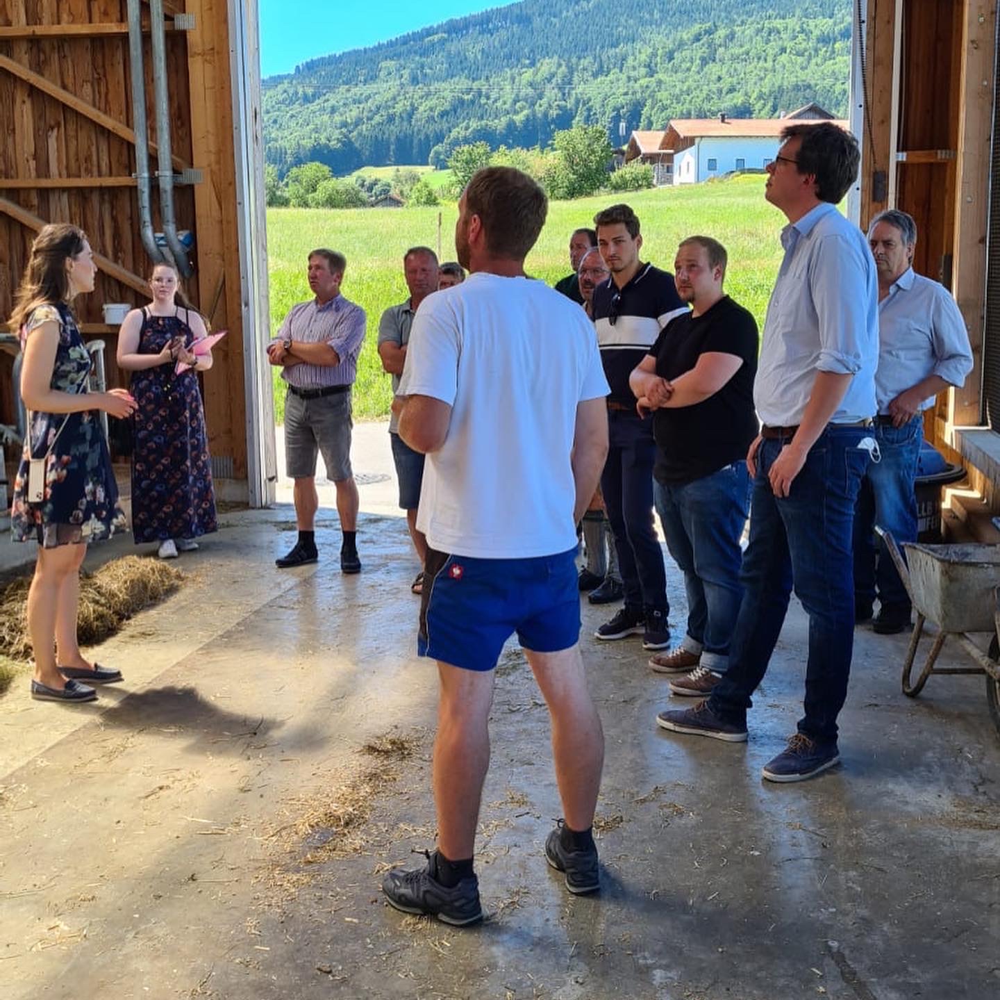 Besuch beim Bauernverband Nicole Bauer und Dr. Lukas Köhler 