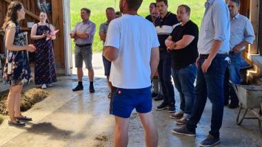 Besuch beim Bauernverband Nicole Bauer und Dr. Lukas Köhler